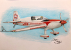 Extra 200 G-EEEK airborne painting thumbnail