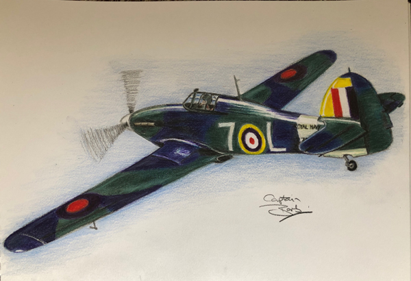 navy hurricane drawing