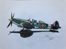 boultbee spitfire paitning thumbnail