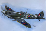 Spitfire rw382 drawing