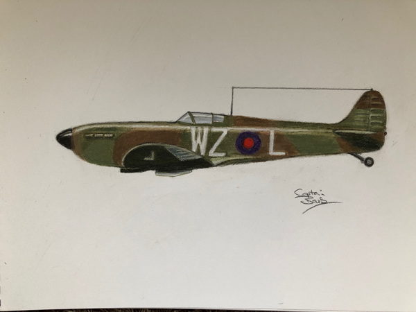 spitfire wzl painting