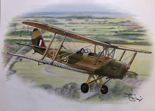 Tiger Moth Finest Hour Experiences at Bicester artwork