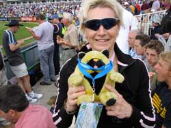 Me at old trafford cricket ground with dudley