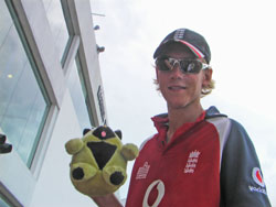Stuart Broad and Dudley