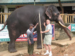 Mick with tusker