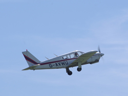 G-AVWU retracting undercarriage