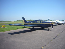 G-BPAF parked at gamston