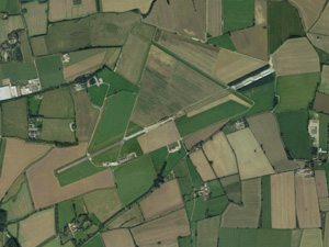 Old Buckenham from the air